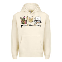 Tofu peace love eyes Premium Hoodie - MaliasSmallBusiness