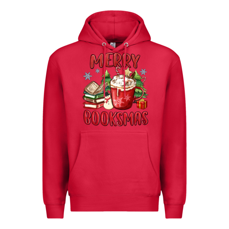 Merry Booksmas Premium Hoodie by MaliasSmallBusiness | Teevron
