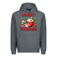 Rock merry booksmas Premium Hoodie - MaliasSmallBusiness
