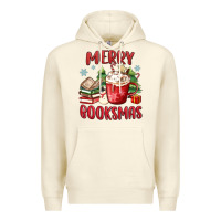 Sandshell merry booksmas Premium Hoodie - MaliasSmallBusiness