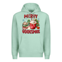 Seafoam merry booksmas Premium Hoodie - MaliasSmallBusiness