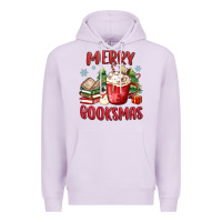 Lilac merry booksmas Premium Hoodie - MaliasSmallBusiness
