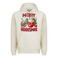 Oatmeal Heather merry booksmas Premium Hoodie - MaliasSmallBusiness