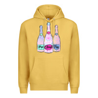 Antique Gold pop clink fizz champagne bubbly Premium Hoodie - MaliasSmallBusiness