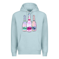 Blue Mist pop clink fizz champagne bubbly Premium Hoodie - MaliasSmallBusiness