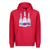 Cardinal pop clink fizz champagne bubbly Premium Hoodie - MaliasSmallBusiness