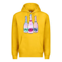 Lemon pop clink fizz champagne bubbly Premium Hoodie - MaliasSmallBusiness