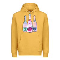 Mustard pop clink fizz champagne bubbly Premium Hoodie - MaliasSmallBusiness