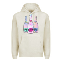 Oatmeal Heather pop clink fizz champagne bubbly Premium Hoodie - MaliasSmallBusiness
