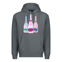 Rock pop clink fizz champagne bubbly Premium Hoodie - MaliasSmallBusiness