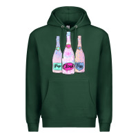 Sports Green pop clink fizz champagne bubbly Premium Hoodie - MaliasSmallBusiness