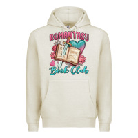 Oatmeal Heather romantasy book club Premium Hoodie - MaliasSmallBusiness