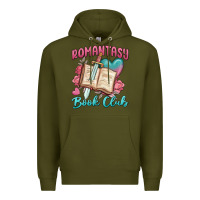 Army Green romantasy book club Premium Hoodie - MaliasSmallBusiness