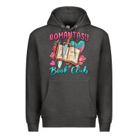 Charcoal Heather romantasy book club Premium Hoodie - MaliasSmallBusiness