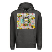 Charcoal Heather school bus driver Premium Hoodie - MaliasSmallBusiness