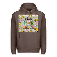 Coffee school bus driver Premium Hoodie - MaliasSmallBusiness