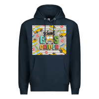 Navy school bus driver Premium Hoodie - MaliasSmallBusiness
