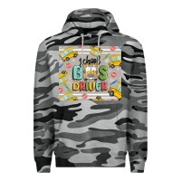 Slate Camo school bus driver Premium Hoodie - MaliasSmallBusiness