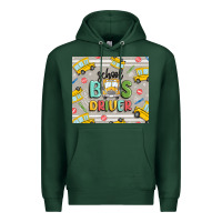 Sports Green school bus driver Premium Hoodie - MaliasSmallBusiness