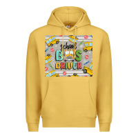 Antique Gold school bus driver Premium Hoodie - MaliasSmallBusiness