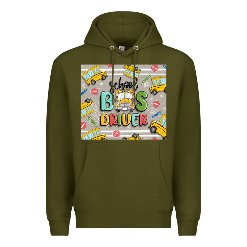 School Bus Driver Premium Hoodie by MaliasSmallBusiness | Teevron