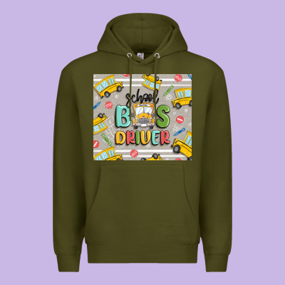 Premium Hoodie school bus driver