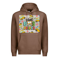 Chestnut school bus driver Premium Hoodie - MaliasSmallBusiness