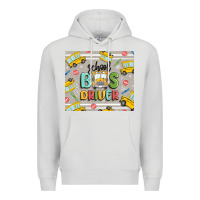 Dove Grey school bus driver Premium Hoodie - MaliasSmallBusiness