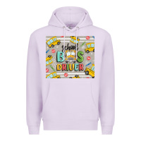 Lilac school bus driver Premium Hoodie - MaliasSmallBusiness