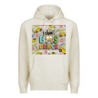 Oatmeal Heather school bus driver Premium Hoodie - MaliasSmallBusiness