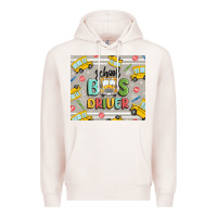 Pale Pink school bus driver Premium Hoodie - MaliasSmallBusiness