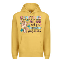 Antique Gold sometimes all you need is a different point of  vi Premium Hoodie - MaliasSmallBusiness