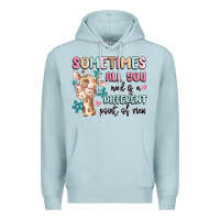 Blue Mist sometimes all you need is a different point of  vi Premium Hoodie - MaliasSmallBusiness