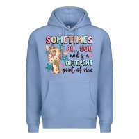 Colony Blue sometimes all you need is a different point of  vi Premium Hoodie - MaliasSmallBusiness