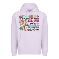 Lilac sometimes all you need is a different point of  vi Premium Hoodie - MaliasSmallBusiness