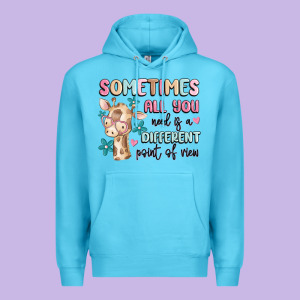Sometimes All You Need Is A Different Point Of  Vi Premium Hoodie Designed By Maliassmallbusiness