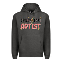 Charcoal Heather spray tan artist Premium Hoodie - MaliasSmallBusiness