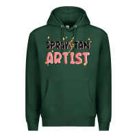 Sports Green spray tan artist Premium Hoodie - MaliasSmallBusiness