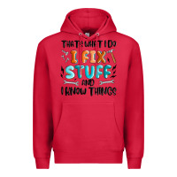 Cardinal thats what i do i fix stuff and i know things Premium Hoodie - MaliasSmallBusiness