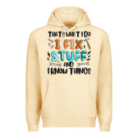 Pina Colada thats what i do i fix stuff and i know things Premium Hoodie - MaliasSmallBusiness