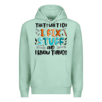 Seafoam thats what i do i fix stuff and i know things Premium Hoodie - MaliasSmallBusiness