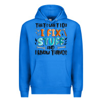 True Royal thats what i do i fix stuff and i know things Premium Hoodie - MaliasSmallBusiness