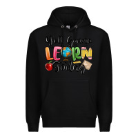 Black yall gonna learn today Premium Hoodie - MaliasSmallBusiness