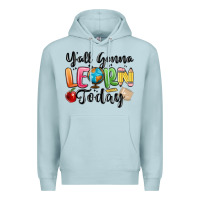 Blue Mist yall gonna learn today Premium Hoodie - MaliasSmallBusiness