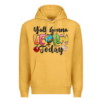 Mustard yall gonna learn today Premium Hoodie - MaliasSmallBusiness