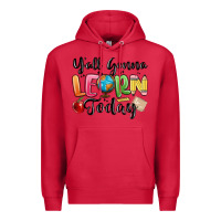 Cardinal yall gonna learn today Premium Hoodie - MaliasSmallBusiness