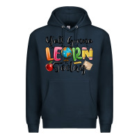 Navy yall gonna learn today Premium Hoodie - MaliasSmallBusiness