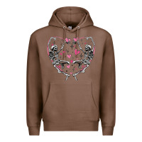 Chestnut valentines day skeleton Premium Hoodie - MaliasSmallBusiness