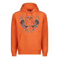 Carrot valentines day skeleton Premium Hoodie - MaliasSmallBusiness