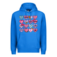 True Royal valentines candy hearts Premium Hoodie - MaliasSmallBusiness